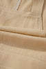 Parchment Side Buttons Sleeveless Overall Mini Dress
