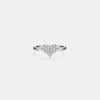 Moissanite 925 Sterling Silver Heart Ring