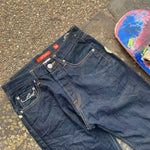 Y2K American Trend Street Style Printed Denim Pants Men New Gradient Jeans Goth Harajuku Retro Loose Casual Couple Jeans