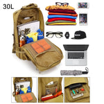 Military Tactical Backpack Army Day Assault Pack Rucksack Molle Bag Bug Out Bag