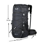 Men's Hiking Backpack Travel Bag For Camping Mountaineering Trekking Outdoor Sports Backpacks 50L Waterproof Rucksack Bagpacks