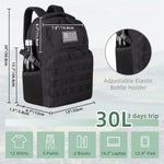45L/25L Tactical Backpack Men's Travel Large Capacity Rucksacks Men Waterproof Outdoor Sports Multi-functional Bags
