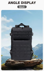 45L/25L Tactical Backpack Men's Travel Large Capacity Rucksacks Men Waterproof Outdoor Sports Multi-functional Bags