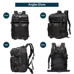 25L/50L Sturdy Nylon Waterproof Tactical Sports Trekking Fishing Hunting Camping Hiking Bag Backpack Outdoor Rucksacks