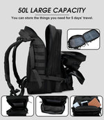 45L/25L Tactical Backpack Men's Travel Large Capacity Rucksacks Men Waterproof Outdoor Sports Multi-functional Bags