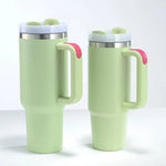 A 40Oz Handle Cup Second Generation New Stainless Steel Thermal Insulation Cooling Double Vacuum Car Cup Handle Cup Household