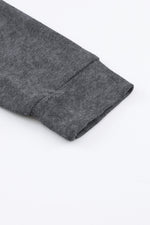 Khaki Waffle Patchwork Vintage Washed Hooded Jacket