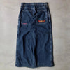 Hip Hop Fashion Brand Straight Jeans Loose Wide Leg Cropped Pants
