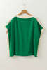 Boat Neck Half Sleeve Blouse