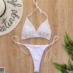 Halter Mini Bikini Female Swimsuit Women Swimwear Two-pieces