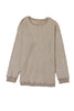 Gray Valentine Sequin XOXO Corded Crew Neck Sweatshirt