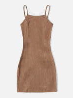 The New European and American Style Spice Girl Skinny-Wrapped Hip Dress Is Pure Wind Flat Halter Dress