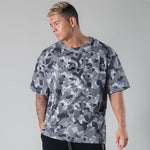 New Muscle Brother Sports Men's T-Shirt Spring Round Neck Trend Cotton Running Fitness Short Sleeve