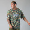 New Muscle Brother Sports Men's T-Shirt Spring Round Neck Trend Cotton Running Fitness Short Sleeve