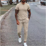 Summer New Product Stand-Alone Men'S Casual Sports Two-Piece Suit