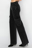 Risen Full Size High Rise Wide Leg Cargo Jeans