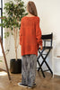 Davi & Dani Openwork Side Slit Drop Shoulder Knit Cover Up