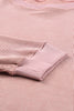Gray Valentine Sequin XOXO Corded Crew Neck Sweatshirt