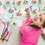 Set of 24 Valentines Cards for Kids, Valentine'S Day Gift with Keychain for Kids Party Favor, Classroom Exchange Prizes