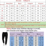 Men'S Fashion Brand Clothing Sportswear Paris Long Sleeve + Sweatpants 3D Printed Simple Design Casual Jogging 2-Piece Set