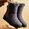 Women'S Boots 2024 Trend Winter Shoes for Woman Winter Boots Ankle Low Heels Botas Mujer Waterproof Snow Boots with Fur Shoes