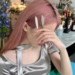 24Pcs Silver Y2K Hair Clips for Women Elegant Metal Duckbill Clip Gilrs Hairpins Side Bangs Barrettes Girls Hair Accessories