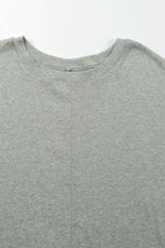 Red Sequined Heart Printed Sleeves Valentine Fashion Top