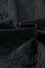 White XOXO Glitter Chenille Cable Knit Pullover Sweatshirt