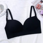 Sexy Women Bra Panties Set G-String Sports Bra Crop Top Seamless Underwear Fitness Bra Top Thongs Female Lingerie Set Intimates
