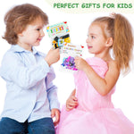 30 Pcs Valentines Day Gifts for Kids Classroom-Valentines Insect Blocks，Kids Valentines Day Cards with Animal Building Blocks for Boys Girls，Class Valentines Gifts Exchange, Party Favors,Valentines