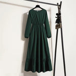 Spring Summer Women Maxi Dresses Casual Full Sleeve Floral Printed O-Neck Woman Bohe Beach Party Long Dress Mujer Vestidos