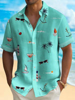 Men's Fashion Hawaiian Digital Printing Shirt