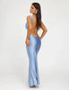 New Fashionable Sexy Open-Back Slimming Women'S Tank Dress 2024 Summer New Style European and American Fashion Trends Smooths