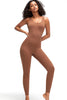 Crisscross Wide Strap Active Jumpsuit
