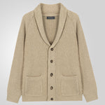 Men's Lapel Knitting Cardigan Fashion Button Sweater With Pockets Outwear Long Sleeve Top Spring Fall