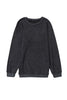 Gray Valentine Sequin XOXO Corded Crew Neck Sweatshirt