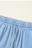 Drawstring Wide Leg Jeans