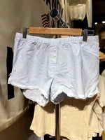 Casual Women Soft Cotton Front Buttons Shorts 2023 Summer Vintage Low Waist Female Chic Bottoms