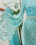 Customized Sparking Prom Dress High-Neck Crystal White Gem Stones Luxury Fully Gown Mermaid Maxi Skirt Formal Ball