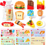 30 Pcs Valentines Day Gifts for Kids Classroom-Valentines Insect Blocks，Kids Valentines Day Cards with Animal Building Blocks for Boys Girls，Class Valentines Gifts Exchange, Party Favors,Valentines