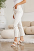 RFM Mini Mia Full Size Tummy Control High Waist Raw Hem Jeans