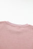Gray Valentine Sequin XOXO Corded Crew Neck Sweatshirt