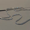 Popular Sparkling Necklace for Women Clavicle Chain Choker Fashion Jewelry Wedding Party Birthday Gift