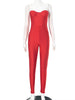 Sexy Strapless Bodysuit Women Sleeveless High Waist White Jumpsuit Lady Backless Tunics One Piece Overalls Night Club Streetwear