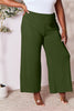 Basic Bae Full Size Smocked Wide Waistband Wide Leg Pants