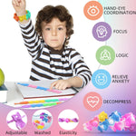 30Pcs Valentines Day Gifts for Kids .Valentines Day Cards for Kids Classroom School .Heart POP Bracelets.Valentine'S Classroom Exchange Cards and Kids Party Favors.Valentines Goody Bag Filler.