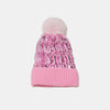 Thermal Knit Hat with Pompom