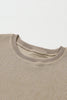 Gray Valentine Sequin XOXO Corded Crew Neck Sweatshirt