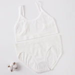 Women Seamless Bras Panties Set Sports Crop Top High Waist Briefs Sexy Lingerie Set Low Back Bralette Fitness Underwear Set