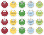 Tea Sampler (20 Count) Keurig K Cups Assortment with 10  Honey Sticks